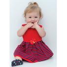 Vestido Bebê Menina Tricô Luxo