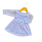 Vestido bebê menina tule