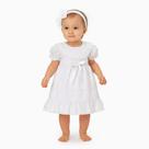 Vestido Bebê para Batizado Bordado Papilloo