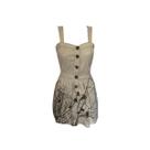 Vestido Bege Botoes Frysaide Vestido Bege Botoes Frysaide