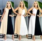 Vestido bicolor