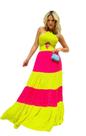 Vestido Bicolor Perfect Way Lv 36218 - G