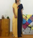 Vestido bicolor