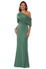 Vestido BITALY, eucalipto, cetim, mãe da noiva, US16