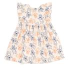 Vestido Bluey Bingo para meninas, gaze de algodão, 3T, sem mangas