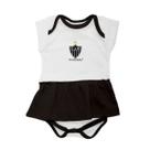 Vestido Body Atlético Mineiro Colorido Galo Bebê Oficial Tamanho:G