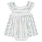 Vestido Body Manga Curta Bebê Menina Nini &amp Bambini Branco