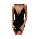 Vestido Bodycon Sem Mangas Para Mulheres, Solto, Sexy, Costas Descobertas, Vestido De Festa Em Cor