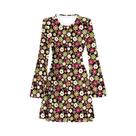 Vestido Boêmio Floral Dos Anos 70 Para Mulheres, Fantasia De Festa Hippie
