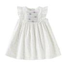 Vestido boho para menina DAVE & BELLA sem mangas de algodão floral Vestido boho para menina DAVE & BELLA sem mangas de algodão floral