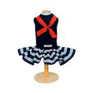 Vestido Bonito pra Cachorro Marinheira para Cães - Tamanho G