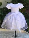 Vestido branco infantil fada