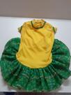 vestido Brasil pet copa do mundo