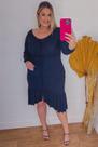Vestido Brittany Manga Longa Black Plus Size Vestido Brittany Manga Longa Black Plus Size