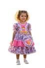 Vestido Caipira festa Junina com Bolsinha Infantil Papilloo