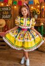 Vestido Caipira FloFlo Colorido Vim Vi Venci