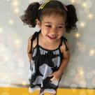 Vestido + Calcinha Malha e Tule Poá