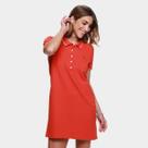 Vestido Calvin Klein Polo Piquet Duplo Feminino Vestido Calvin Klein Polo Piquet Duplo Feminino