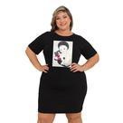 Vestido Camisetão Oversized Camisa Longa Blusão Plus Size Vestido Camisetão Oversized Camisa Longa Blusão Plus Size