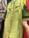 Vestido camisetão verde com bolsos e botões tamanho G Vestido camisetão verde com bolsos e botões tamanho G
