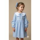 Vestido Camomila Menina Infantil Inverno Frio Manga Longa Gola Boneca Luxo Vestido Camomila Menina Infantil Inverno Frio Manga Longa Gola Boneca Luxo