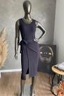 Vestido Canelado Denver Feminino Lamour