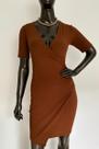 Vestido Canelado Larissa Assimétrico Feminino L amour