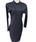 Vestido canelado secretária