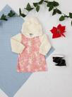 Vestido Capuz em Manga pelo Carneiro Infantil