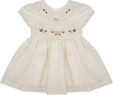 Vestido casinha abelha linho bege