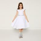 Vestido Casual Branco Infantil Daminha Primeira Comunhão