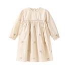 Vestido Casual Vintage Com Bordado Floral Para Meninas, Vestido De Princesa Para Crianças Na