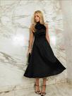 Vestido Cetim Preto - Elegância e Sofisticação - Tamanho M