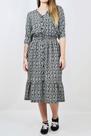 Vestido Charlotte Pretty Girl Onça 100% Poliester Feminino Blufera Jeans 21521-1
