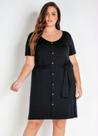 Vestido Chemise Curto Plus Size Tamanhos Grandes