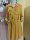 Vestido chemise de viscose