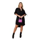Vestido Chemise Estampado E Liso Fresquinho