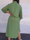 Vestido chemise feminino viscolinho manga longa