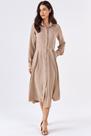 Vestido Chemise Midi PKS Bege
