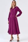Vestido Chemise Midi PKS Magenta