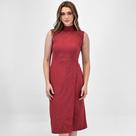 Vestido Chess Midi Regata Gola Alta Feminino