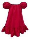 Vestido Ciganinha Infantil Menina Festa Rosa Algodão