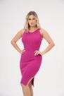 Vestido Clareslan Feminino Canelado Tricô em Modal