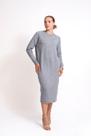 Vestido Clareslan Midi Raglã
