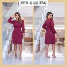 Vestido Clássico Valentina Marsala
