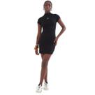 Vestido Colcci Slim Manga Curta Gola Alta