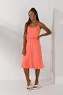 Vestido com alças regular vila flor cor preta