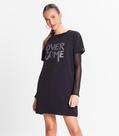 Vestido Com Blusa Juvenil Minty Preto Vestido Com Blusa Juvenil Minty Preto