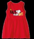 Vestido com Body Snoopy Malwee - Vermelho Vermelho 3