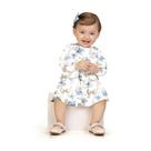 Vestido com Calcinha Bebê Menina Laços Milon
